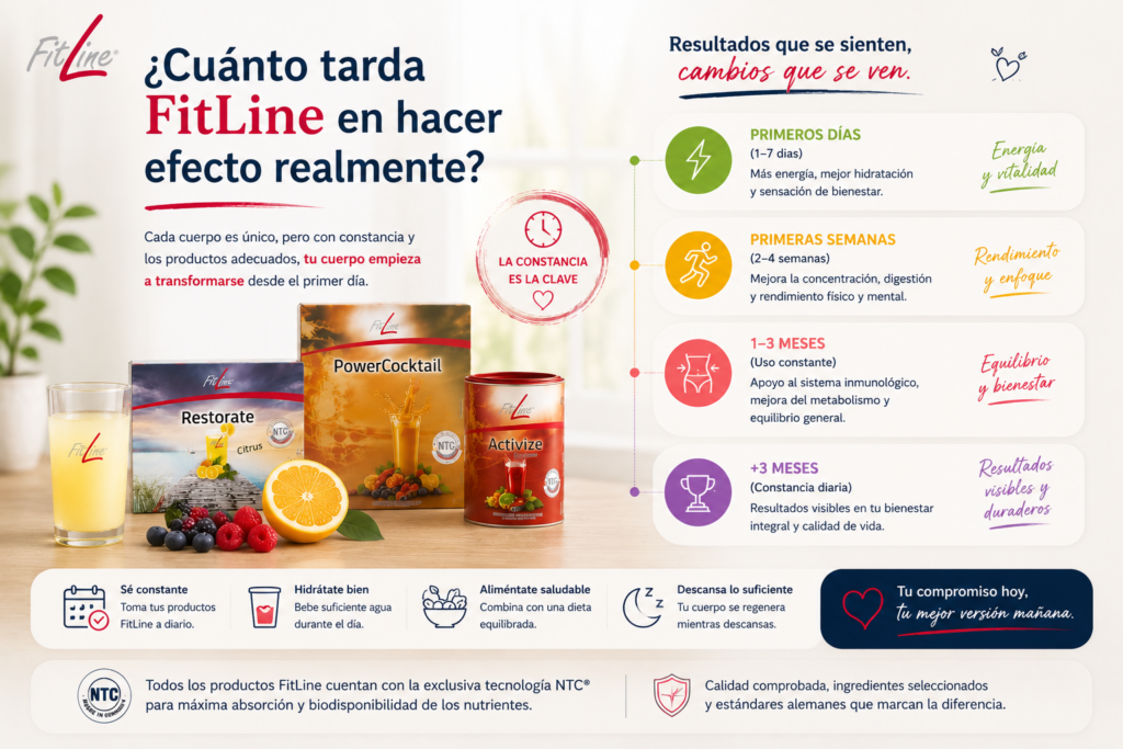 Cuánto tarda FitLine en hacer efecto