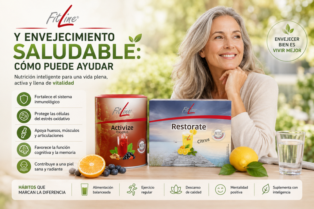 FitLine y envejecimiento saludable