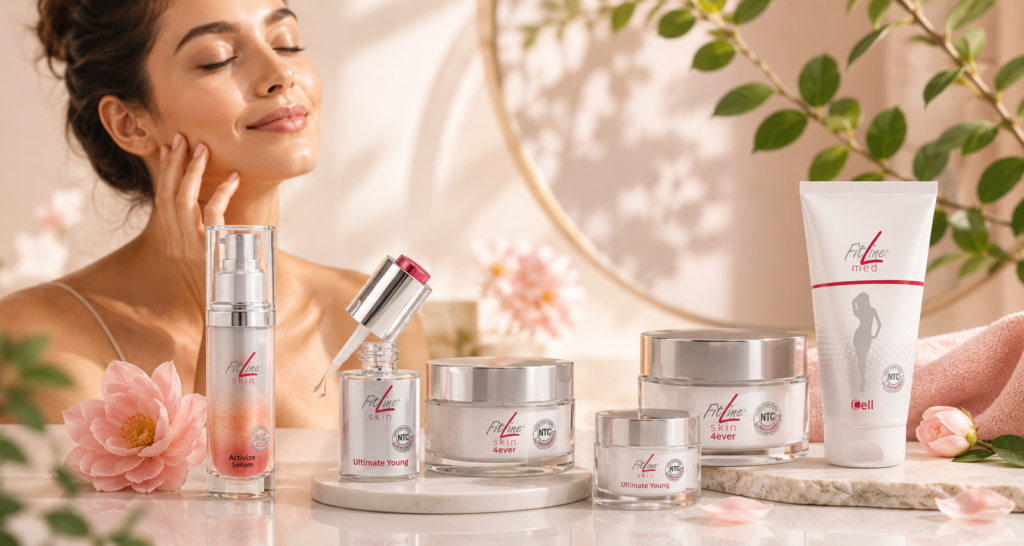 Rutina de belleza con productos de Fitline
