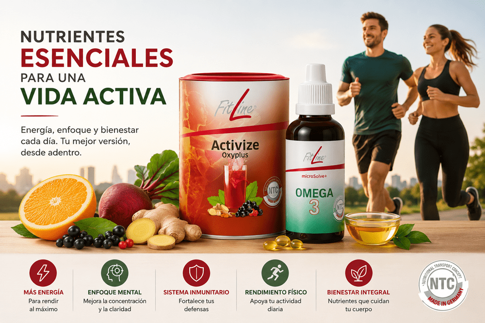 Nutrientes esenciales para una vida activa