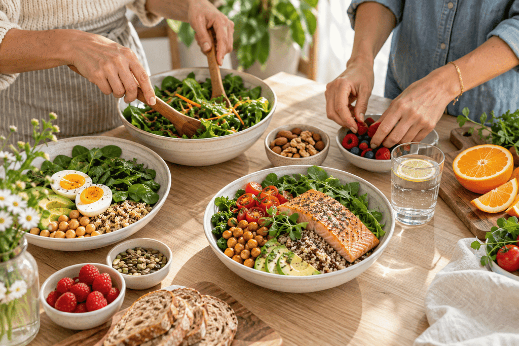 alimentación en cada etapa para las mujeres