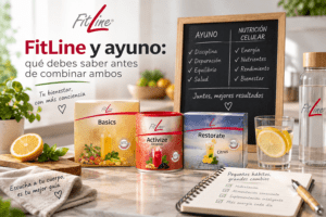 Fitline antes de tomar el desayuno