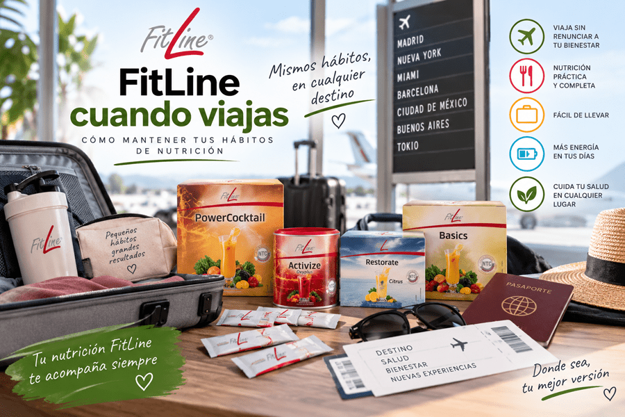 Fitline cuando viajas