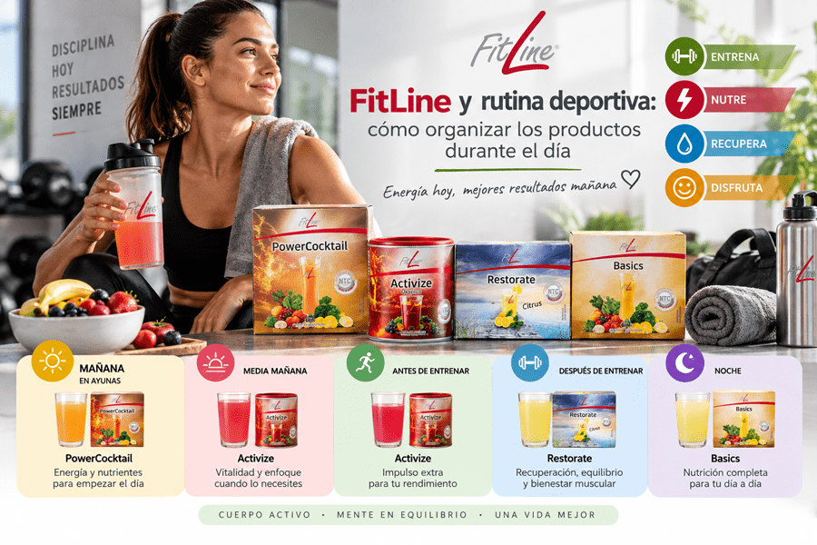 Fitline y una rutina deportiva